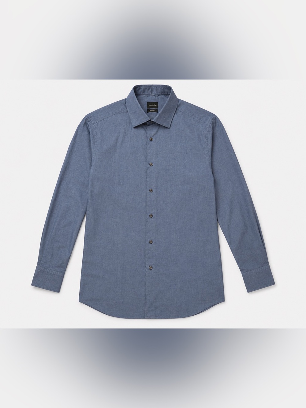 Ermenegildo Zegna Blue Button Down Dress Shirt Luxury Cotton XXL